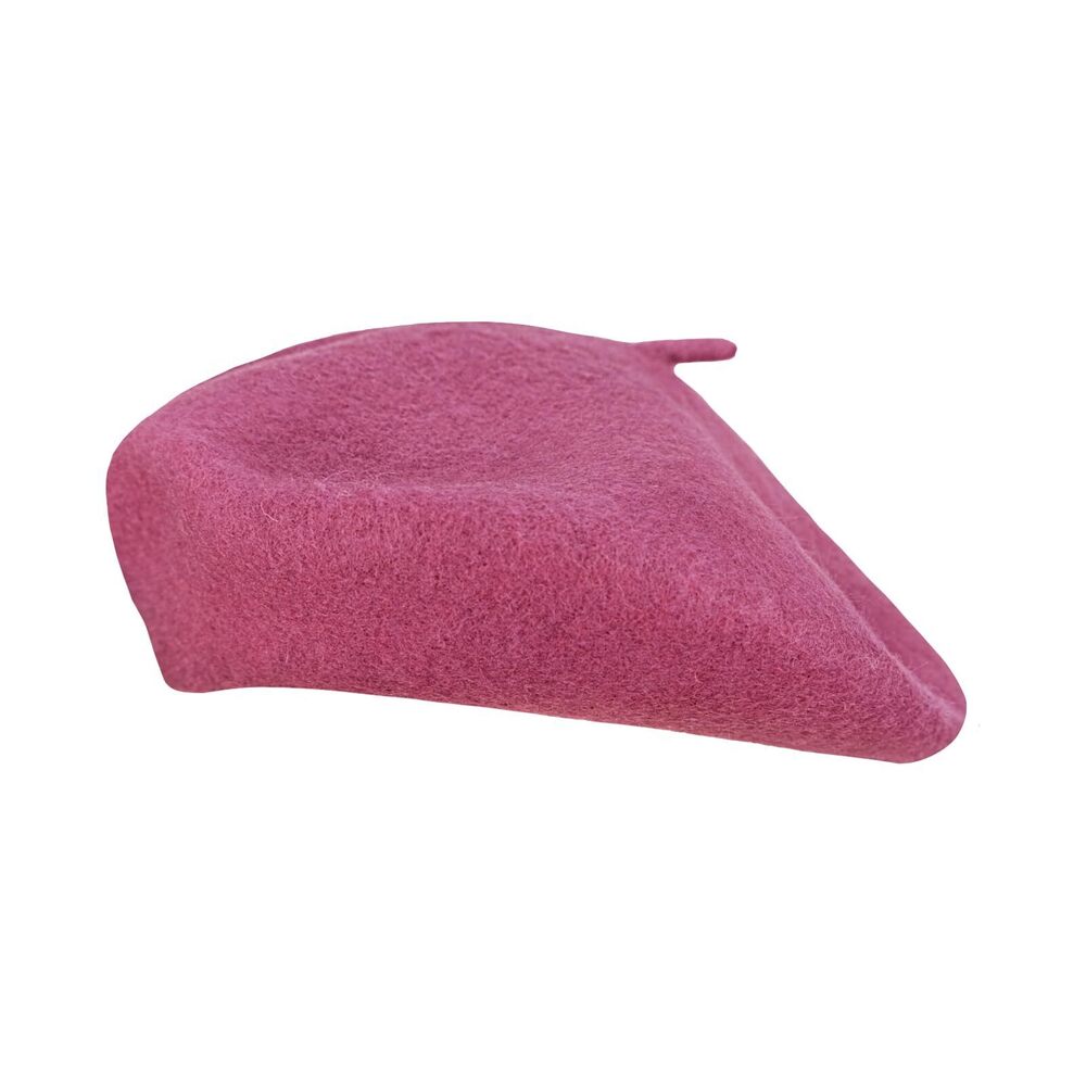 1649 Beret Hat Artist French Style Warm Thick Wool Solid Color For Women Girl